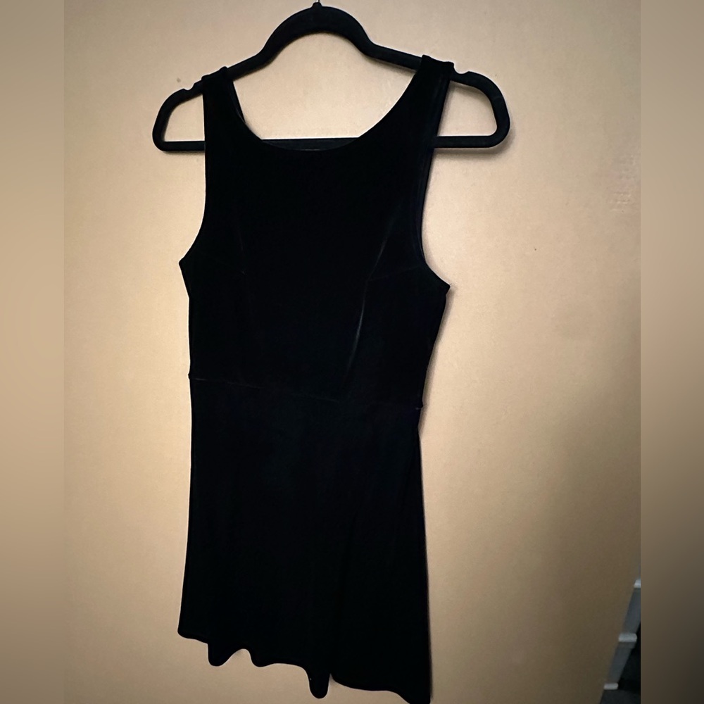 Black Velour Express Dress, size small